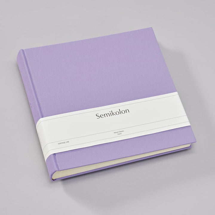Semikolon 370103 Foto-Album Classic Event - 24 x 23 cm - 60 Seiten cremefarben, für ca. 60 Fotos - l