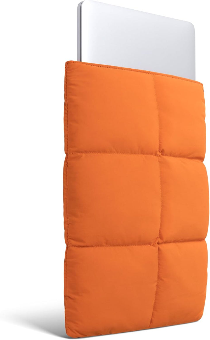 Comfyable Puffy Laptop Sleeve 13 Inch 14 Inch, Quilted Puffer Laptop Carrying Case for Women & Men,