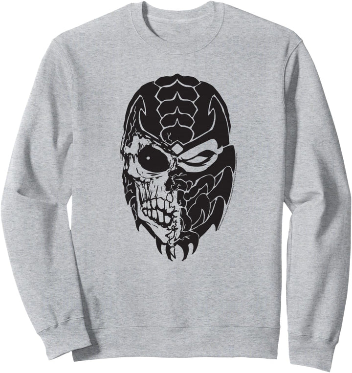 Mortal Kombat 9 Scorpion Skull Icon Sweatshirt