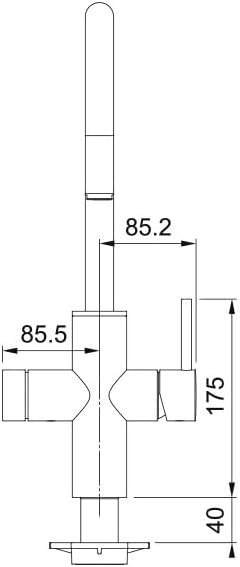 Franke 160.0708.955, Küchenarmatur/multifunktionales Filtrationssystem Mythos Water Hub All in One,