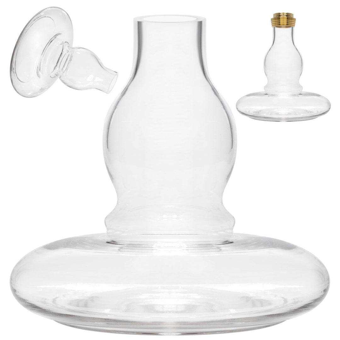DILAW® Azur Shisha Bowl Glas Ersatzglas Masse: Big Size Höhe: ca. 27cm Bowl ohne Gewinde, Big Size
