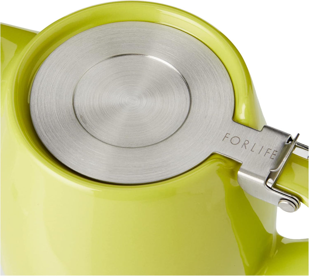 Tea PeopleFORLIFE FST-400-LIM Stump Teekanne, 400 ml, Limette, keramik, Lime, Lime