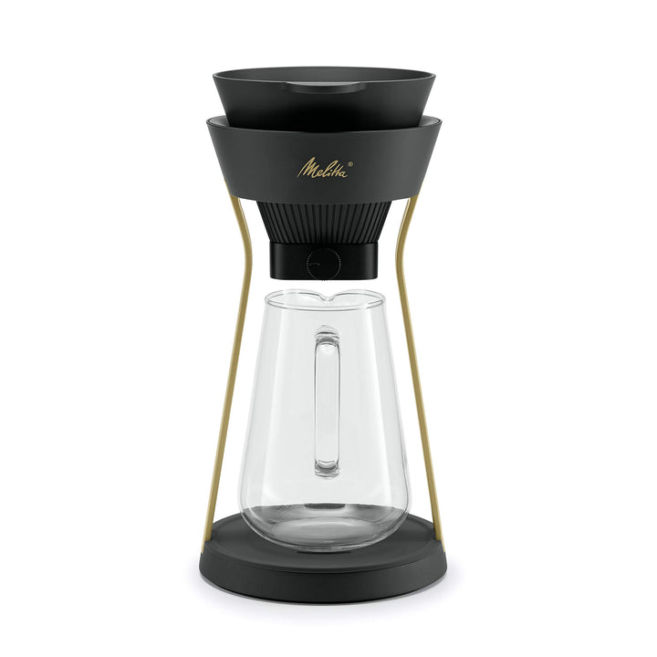 Melitta AMANO Kaffeebereiter, schwarz-gold, Schwarz-gold