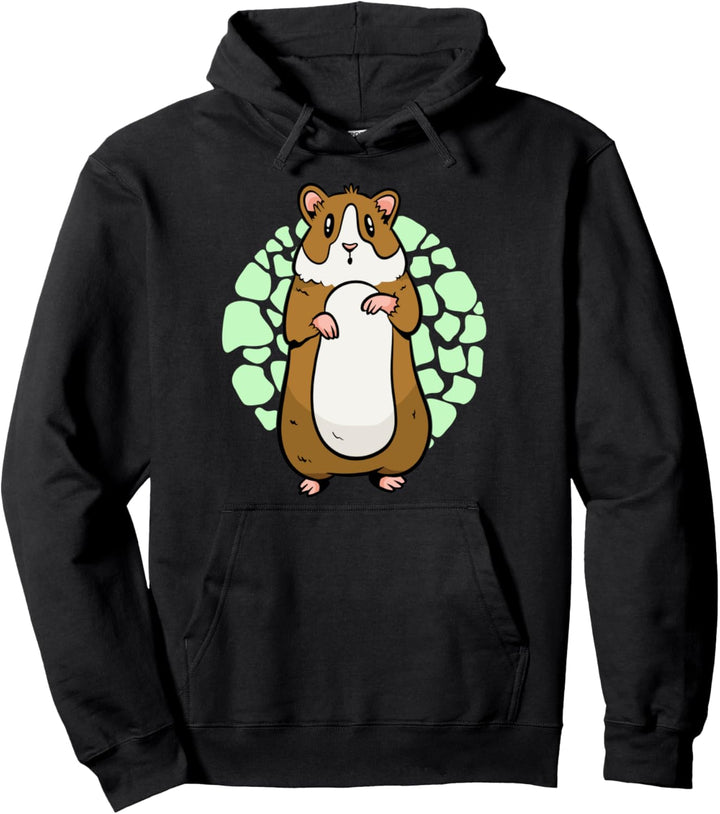Cartoon Hamster I Hamster Art I Kinder Hamster Pullover Hoodie