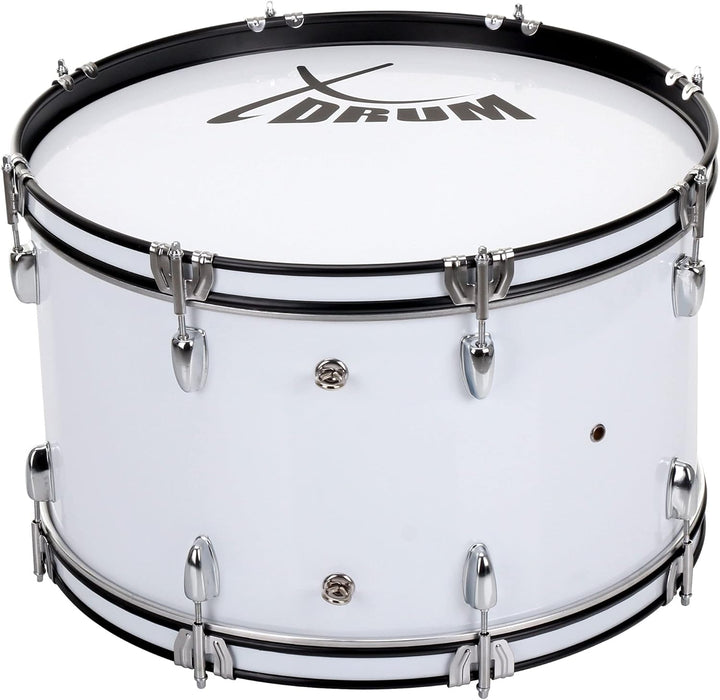 XDrum MBD-222 Marsch Bass Trommel, Fussball Pauke 22" x 12" (7,5 kg, 4 Ösen, Spannschrauben, inkl. P