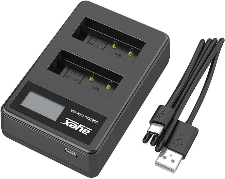 ayex Batteriegriff Kompatibel mit Canon EOS 800D 77D 9000D Rebel T7i Kiss X9i ähnlich BG-1X + 2 x LP