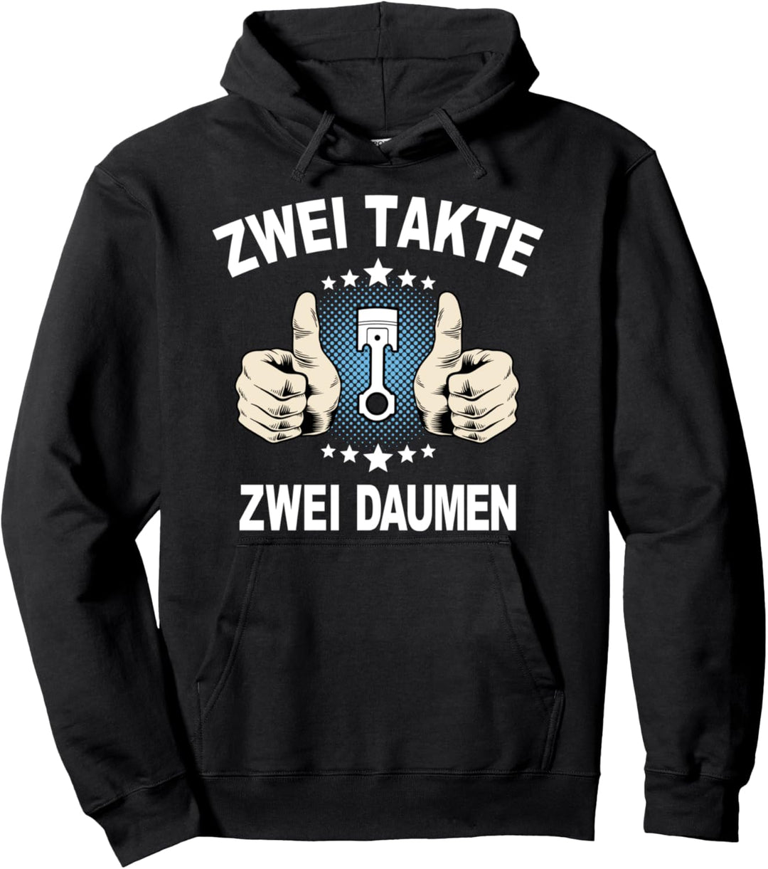 2-Takter Trabbi Zweitaktmotor Biker Mann Herren Geschenkidee Pullover Hoodie