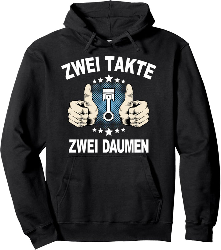 2-Takter Trabbi Zweitaktmotor Biker Mann Herren Geschenkidee Pullover Hoodie