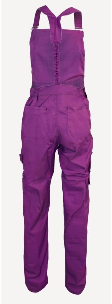 Fashion Sécurité Damen Pep's Arbeitslatzhose 34 Violett / Schwarz, 34 Violett / Schwarz