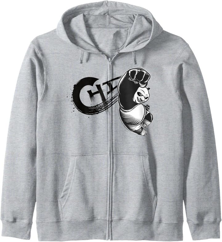 Kung Fu Panda Chi Master Po Portrait Kapuzenjacke