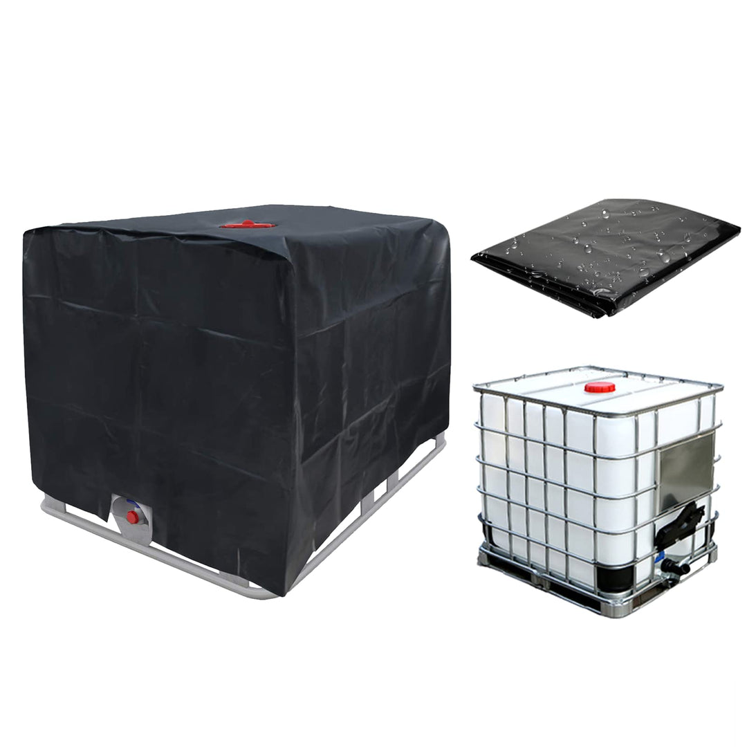 IBC Tank Abdeckung, Abdeckplane für Wassertank 1000L, IBC Container Cover, Abdeckplane Schutzhülle S