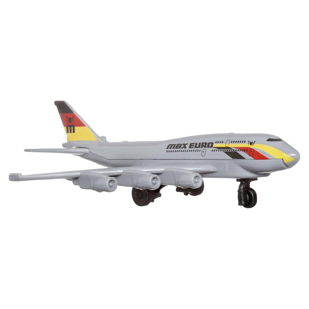 Matchbox Sammlerstück Druckguss Metall Sky Busters MBX 6-2 Airliner Flugzeug - HVM39 - Silber Passag