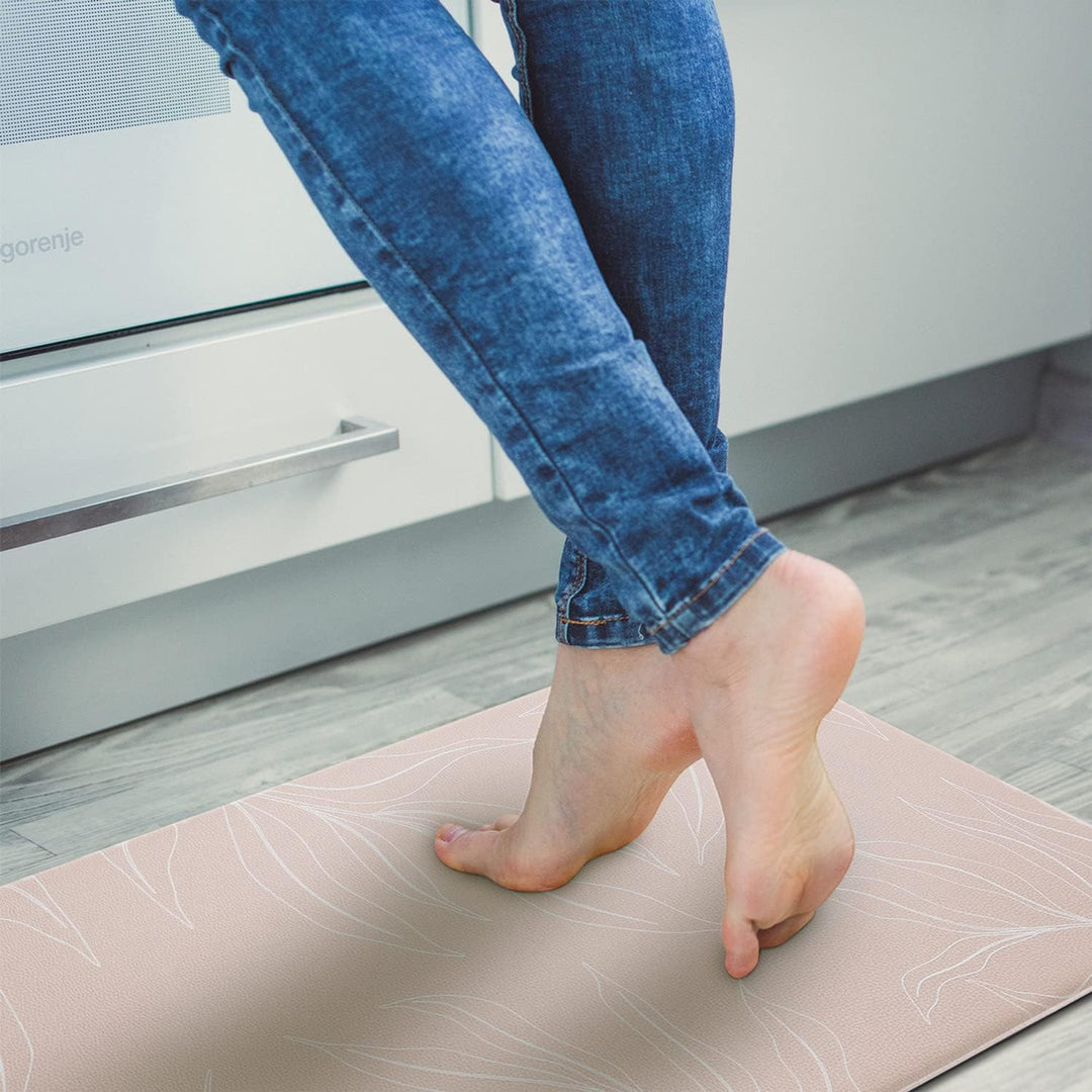 Paco Home Küchenteppich Küchenmatte Küchenläufer PVC rutschfest Teppich Läufer Für Küche Fussmatte V