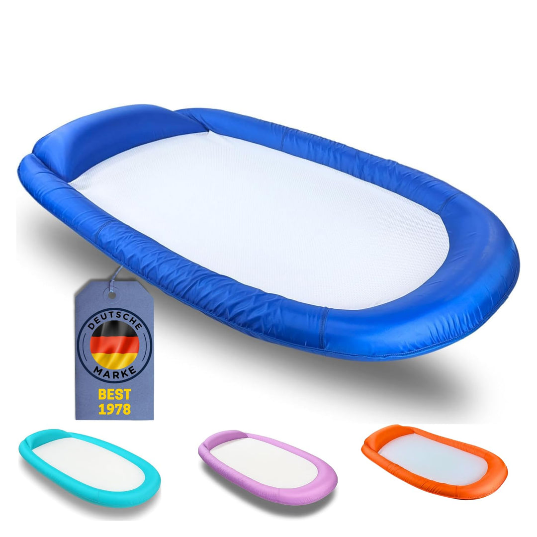 Best Sporting Aufblasbare Wasserhängematte Mesh Mat I Luftmatratze mit Netz | Pool Lounge Float I So