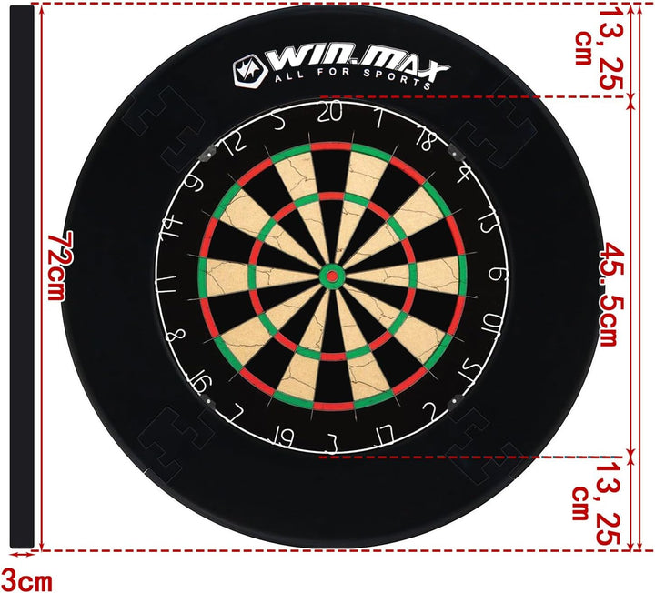 WIN.MAX Dart Catchring Surround Auffangring Dart Backboard Auffangring Rund Dart Surround Eva Dartsc