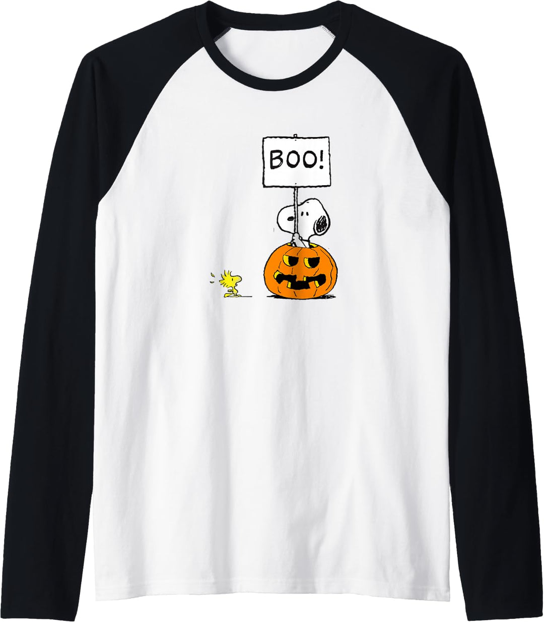 Peanuts Snoopy Boo Halloween Raglan