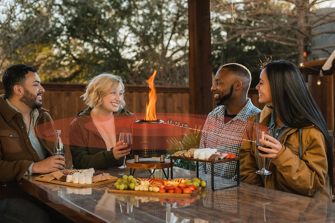 Solo Stove Mesa XL Tischfeuer Outdoor | Raucharmer Mini Tischkamin, Deko für Garten, Terrasse, Balko