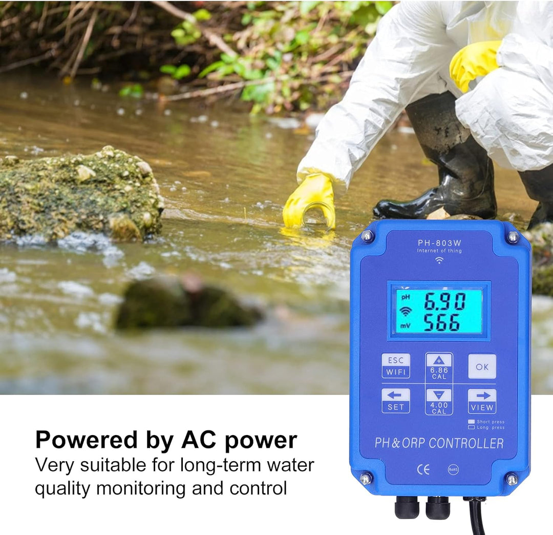 Redox Controller PH803W für Wassertests mit mehreren Parametern zur Langzeitüberwachung der Wasserqu