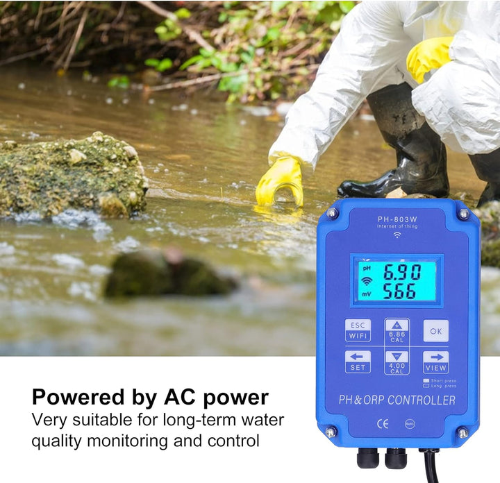 Redox Controller PH803W für Wassertests mit mehreren Parametern zur Langzeitüberwachung der Wasserqu