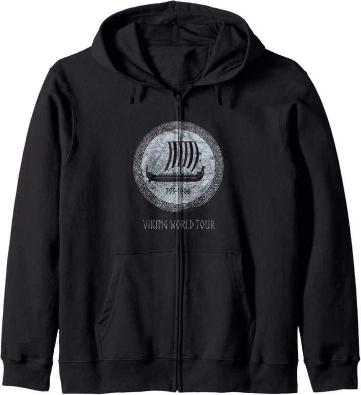 Viking World Tour Odin Thor Wotan Norse Mythology Celtic Kapuzenjacke