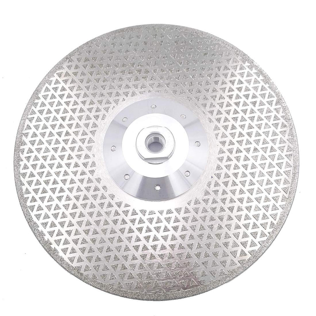 DT-DIATOOL Diamantscheibe 230 mm x M14 Doppelseitig Galvanisch Trennscheibe und Schleifscheibe für H