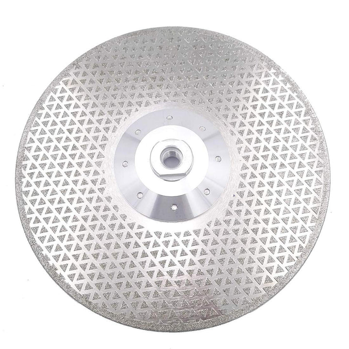DT-DIATOOL Diamantscheibe 230 mm x M14 Doppelseitig Galvanisch Trennscheibe und Schleifscheibe für H