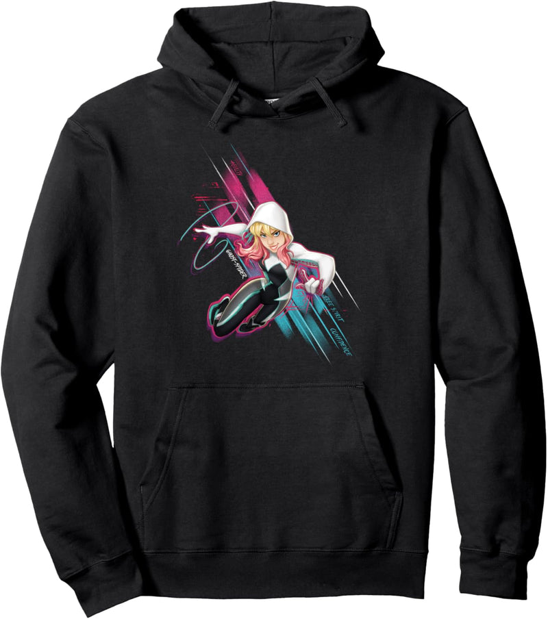 Marvel Rising Secret Warriors Ghost-Spider Action Portrait Pullover Hoodie