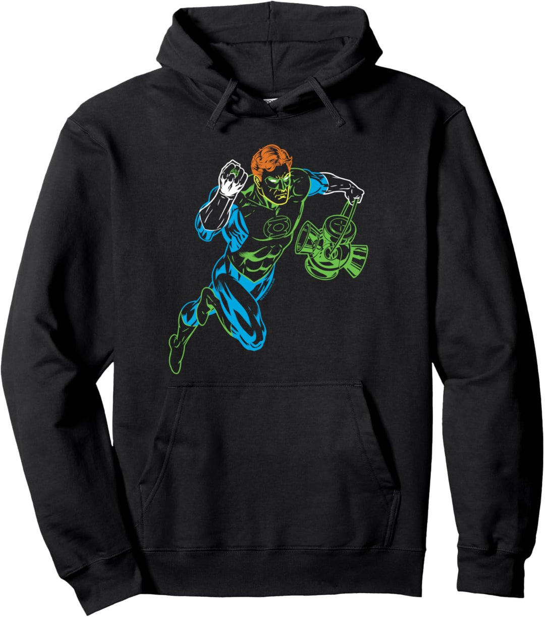 Green Lantern Neon Lantern Pullover Hoodie