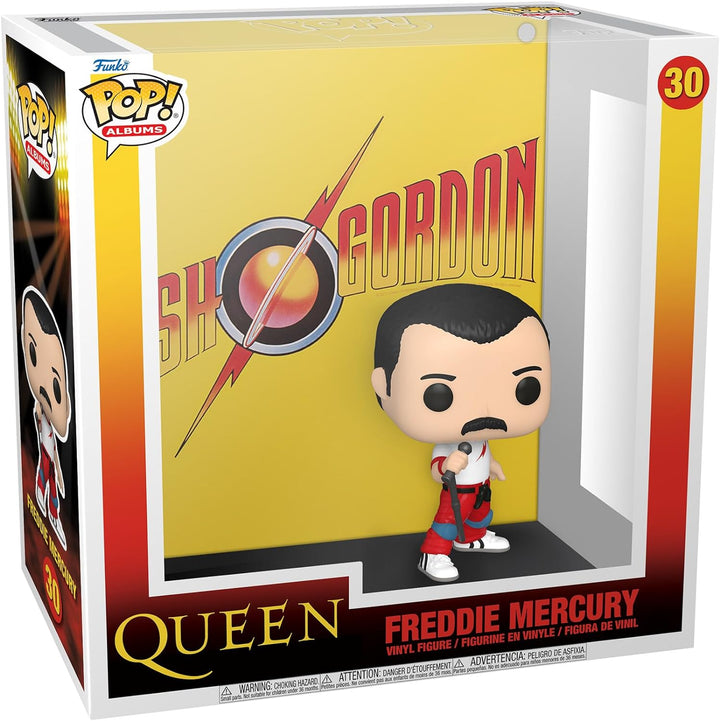 Funko Pop! Albums: Queen - Freddie Mercury - Flash Gordon - Vinyl-Sammelfigur - Geschenkidee - Offiz