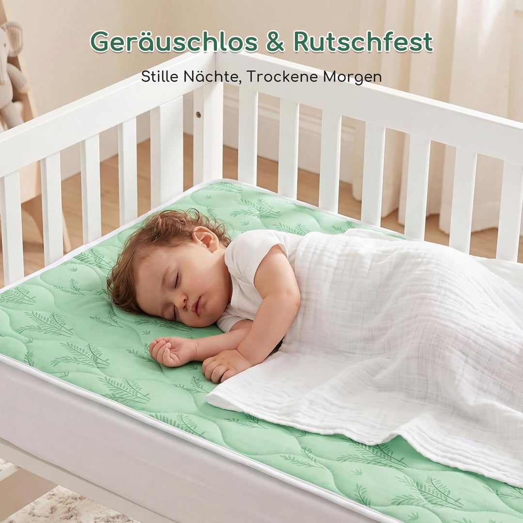 2er-Pack Bettunterlage Wasserdicht Kinder, Waschbar PIPI Unterlage Bett Kinder, Betteinlage Inkontin