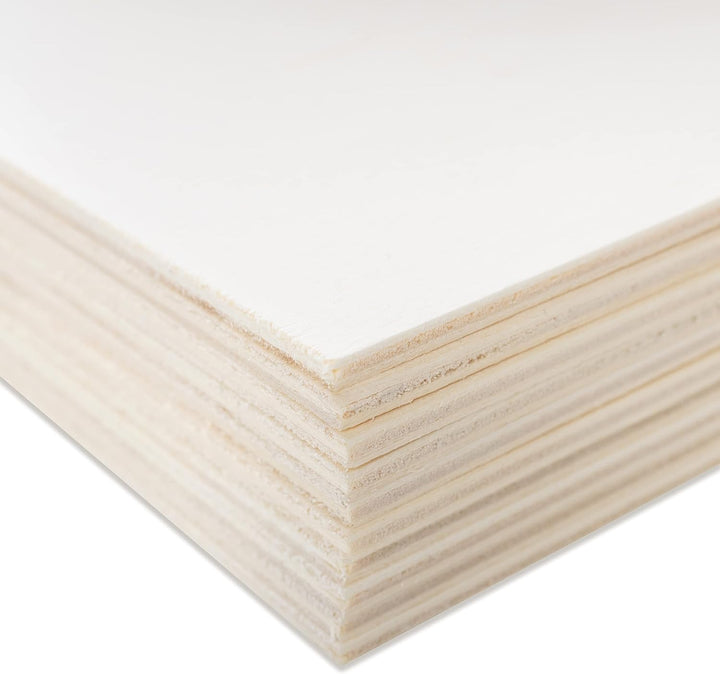 Creative Deco 30 x A4 Sperrholzplatte 3mm Pappelsperrholz | 300 x 210 (+/- 0,5) mm | Dünne Holz-Zusc