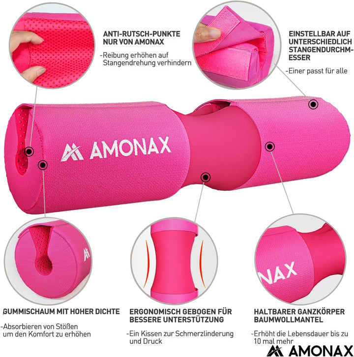 Amonax langhantel polster, extra dicke nackenpolster langhantel- Barbell Pad nackenschutz für hip th