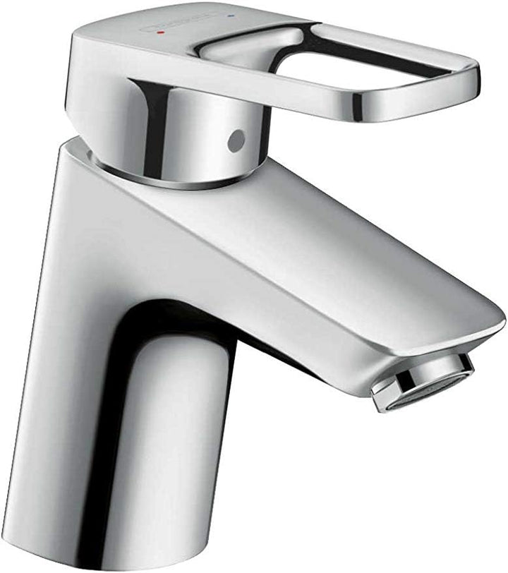 Hansgrohe 71150000 Logis Loop Waschtischarmatur, Chrom, with thermostat Bügelgriff, Bügelgriff