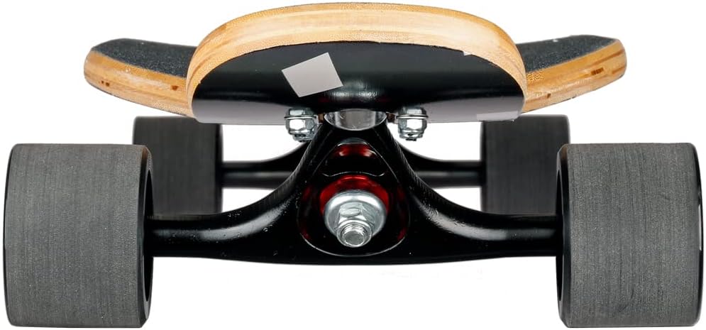 Mach1 Bambus Longboard mit Keramik Kugellager + T-Tool - Skateboard Drop Through Cruiser Komplettboa