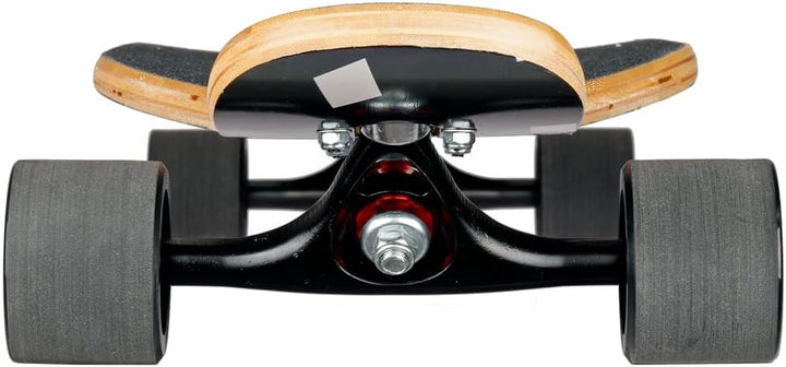 Mach1 Bambus Longboard mit Keramik Kugellager + T-Tool - Skateboard Drop Through Cruiser Komplettboa
