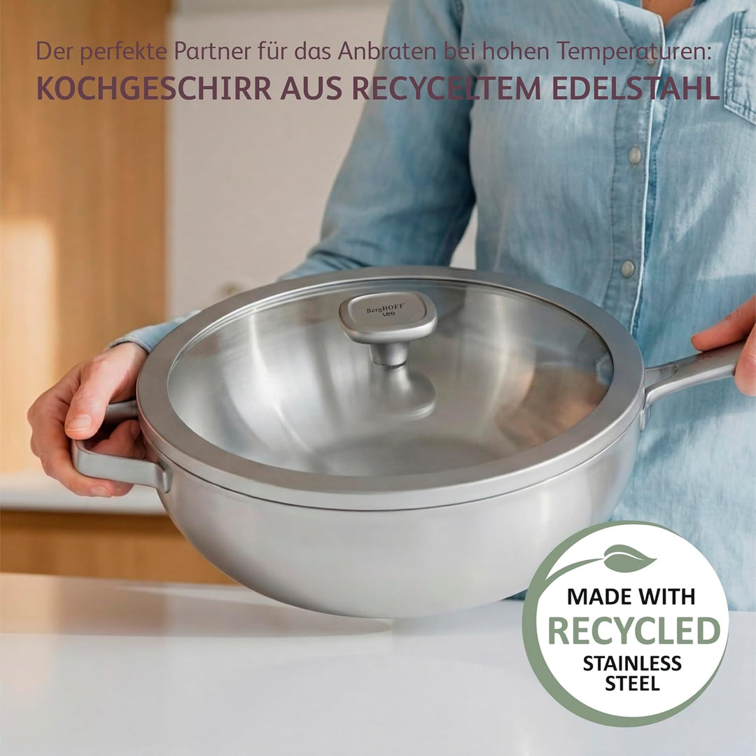 Berghoff - Wok mit Deckel Graphite 28cm