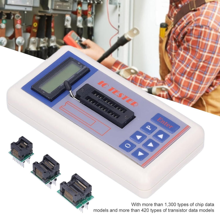 Multifunktionaler Transistortester, TSH-06F IC-Tester für Integrierte Schaltkreise, Wartungstester m