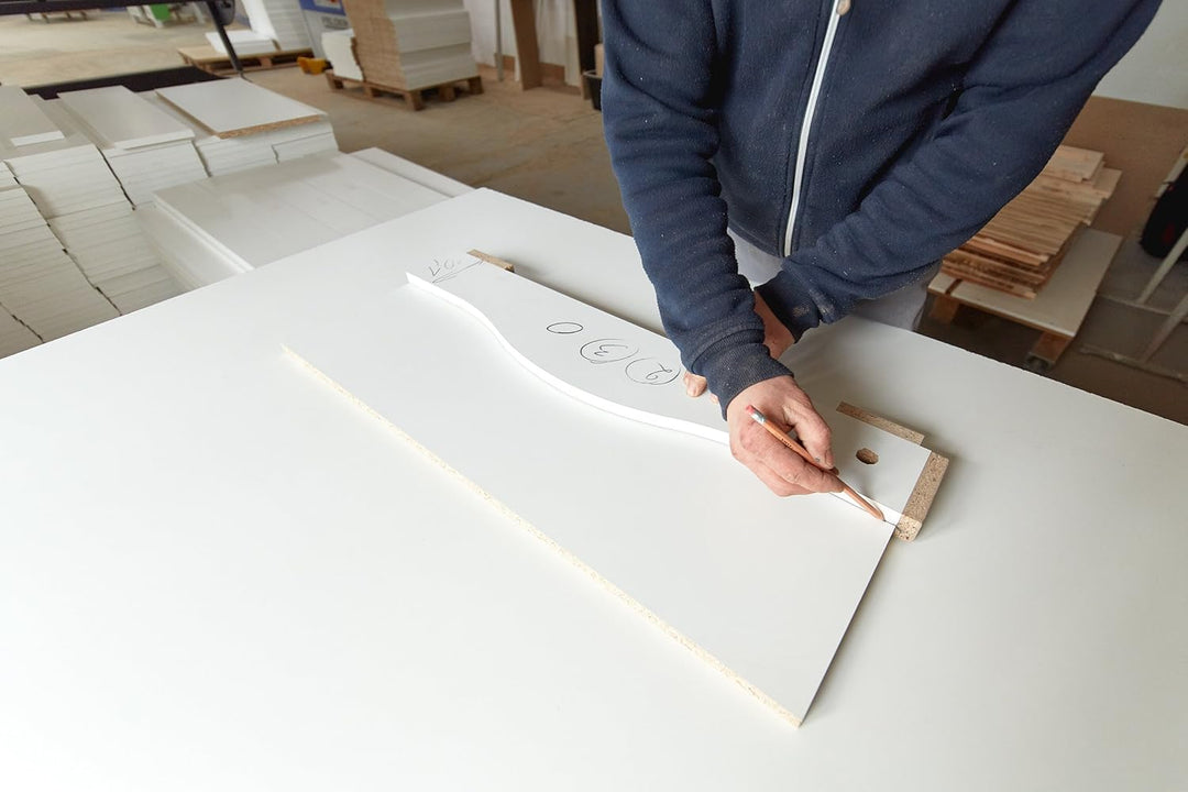 KraftKids Wickelaufsatz weiss passend für breite HEMNES bis 160 cm breit mit Blende