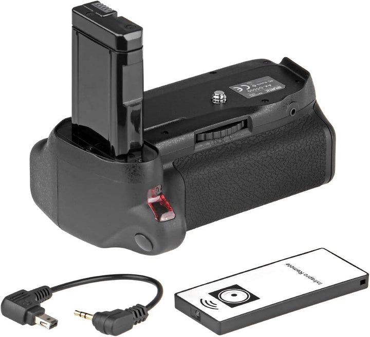 ayex Batteriegriff Passend für Nikon D5500 & D5600 Inkl. IR-Fernauslöser 100% Kompatibilität Akkugri
