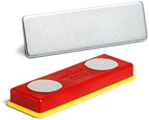Durable Namensschild (mit Magnet, 40 x 75 mm) Packung à 25 Stück, transparent, 811619, 40 x 75 mm