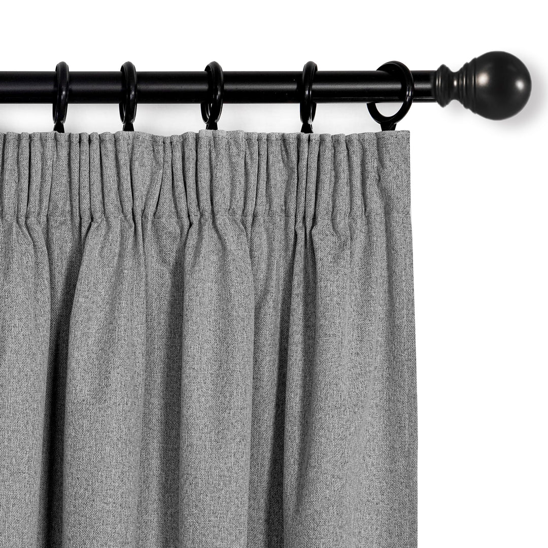 MYSKY HOME Gardinen Blickdichte Vorhänge Schlafzimmer Vorhang Kräuselband Kälteschutz Blackout Curta