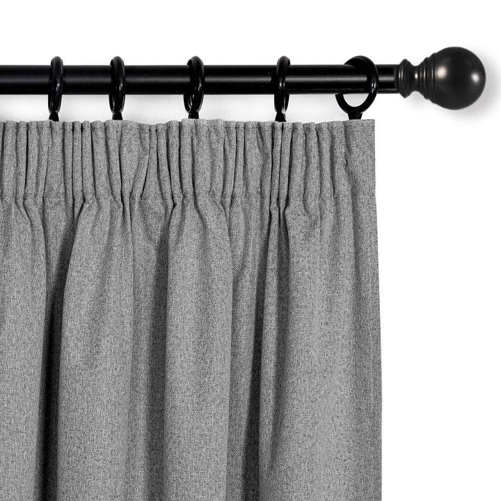 MYSKY HOME Gardinen Blickdichte Vorhänge Schlafzimmer Vorhang Kräuselband Kälteschutz Blackout Curta