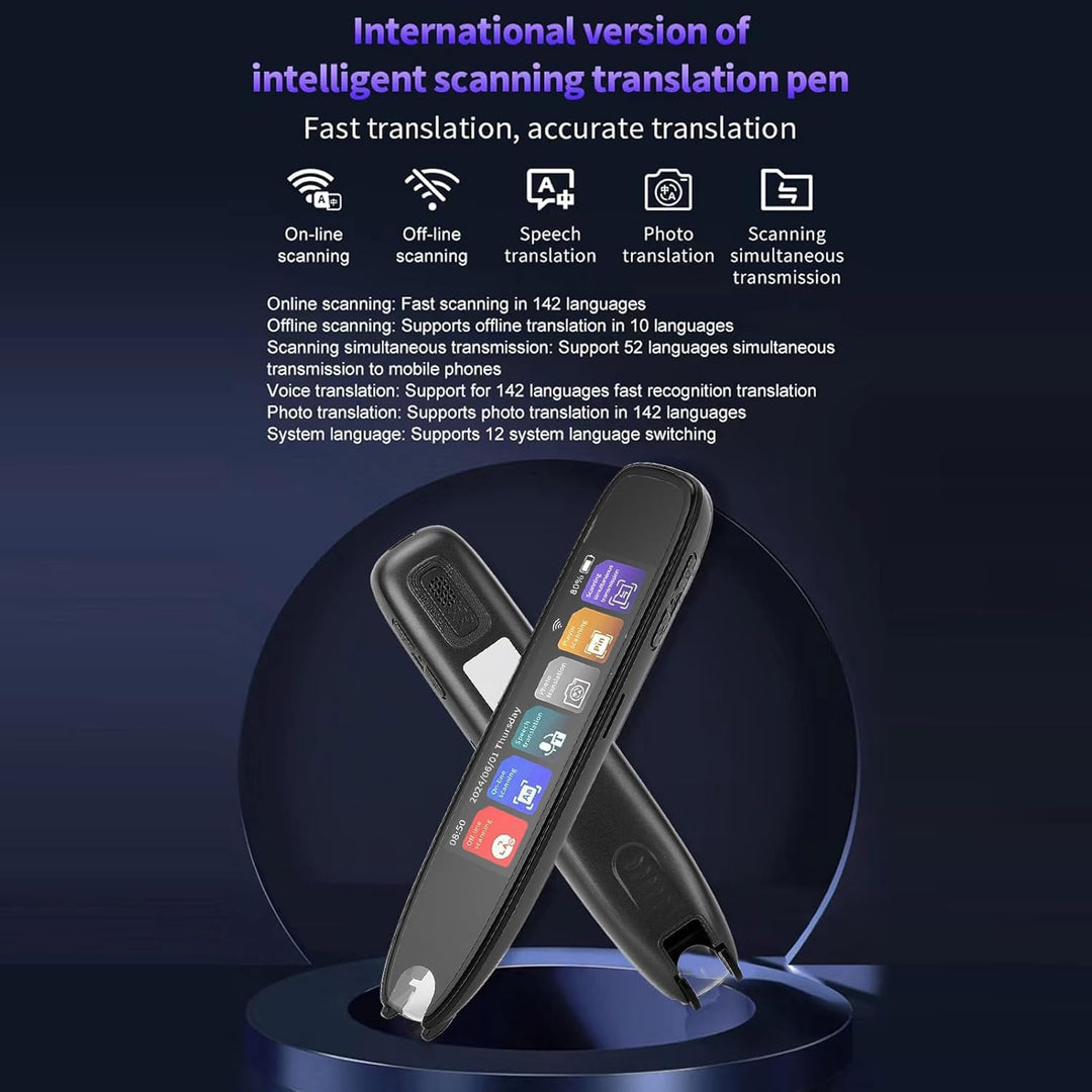 Scan Reader Pen, Scan Reader Pen, Smart Voice Translator Pen Sprachübersetzer Online 142 Sprachen Di