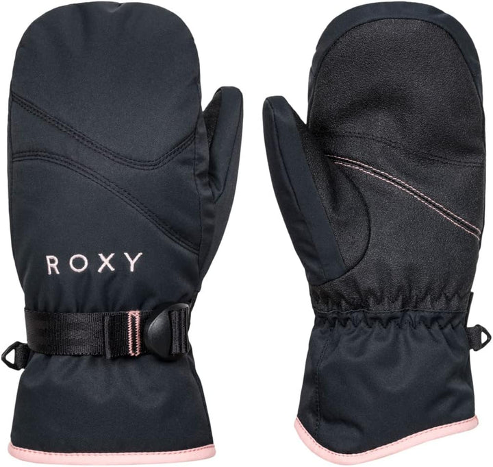 Roxy Mädchen Jetty Girl Solid Mitt Winter-Handschuhe S True Black, S True Black