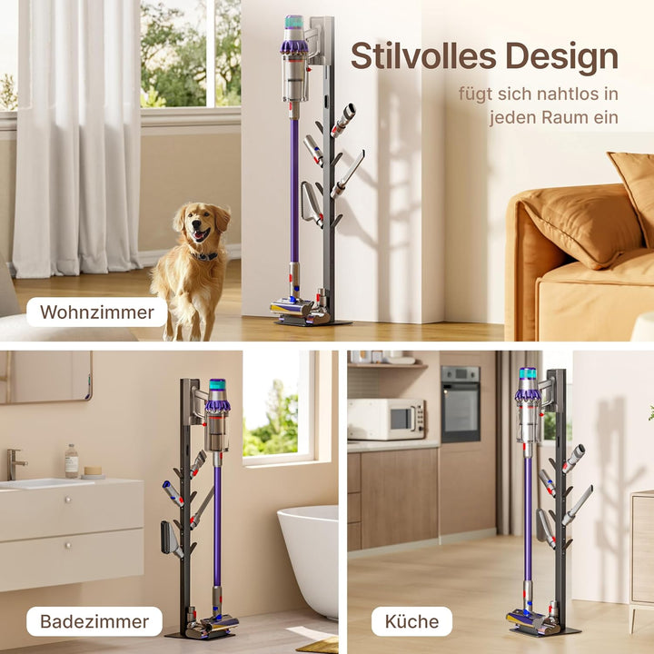 PEGZONE Ständer Kompatibel für Dyson Gen5 V15 V12 V11 V10 V9 V8 V7 V6, für Tineco S11 A10 A11, für E