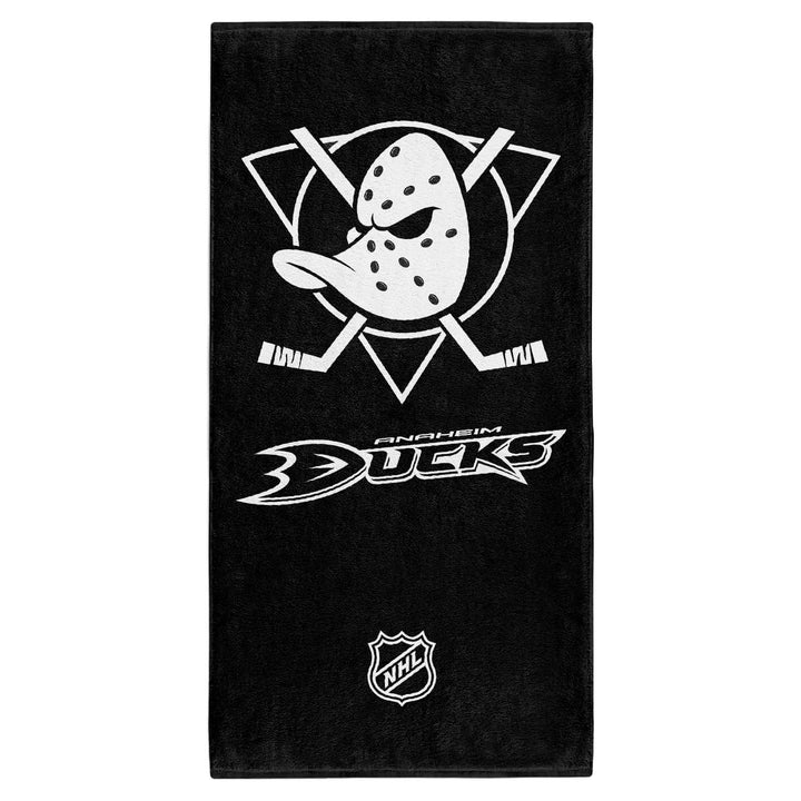 Anaheim Mighty Ducks NHL Duschtuch Handtuch Badetuch in 70 x 140 cm, 100 % Baumwolle