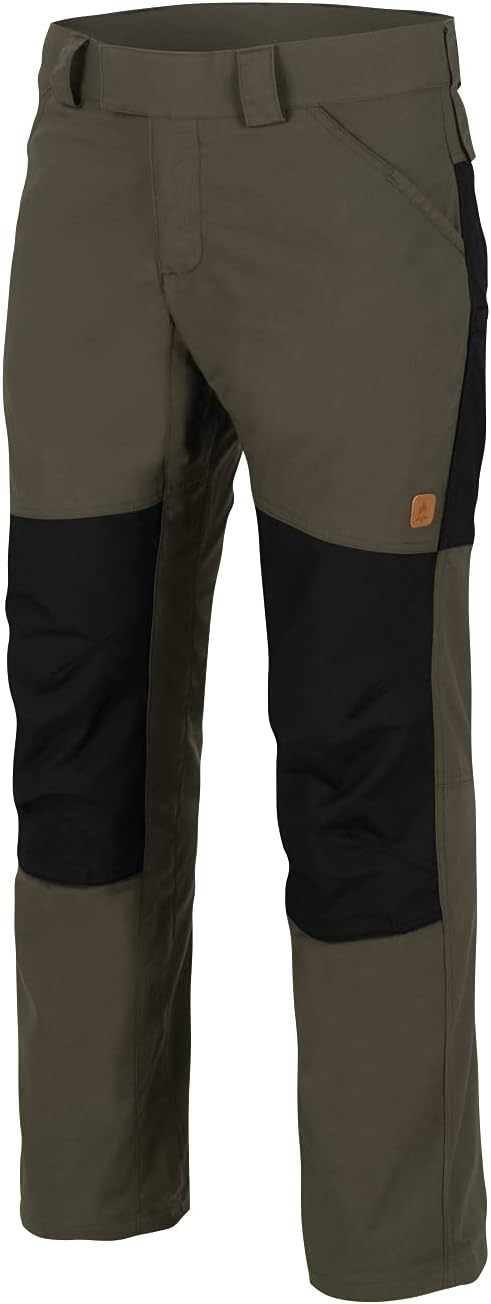 Helikon-Tex Woodsman Pants - Black 36W / 34L Taiga Grün/Schwarz, 36W / 34L Taiga Grün/Schwarz