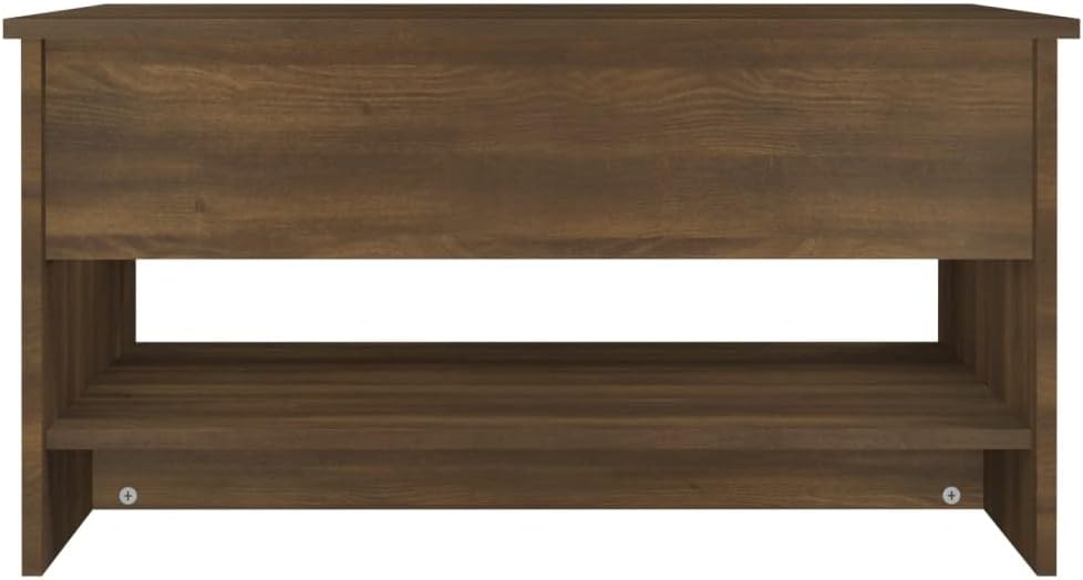 FIRBNUS 80x50x40 cm Couch Tisch Wohnzimmertisch Höhenverstellbar Beistelltisch Wohnzimmertisch Verst