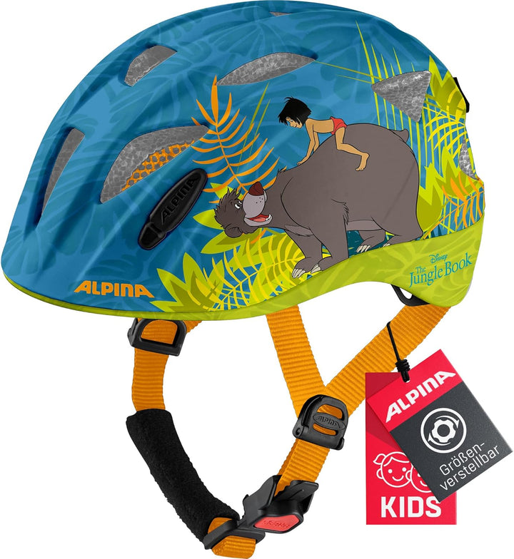 ALPINA XIMO - Leichter, Sicherer & Bruchfester Fahrradhelm Mit Optionalen LED-Licht Für Kinder Jungl