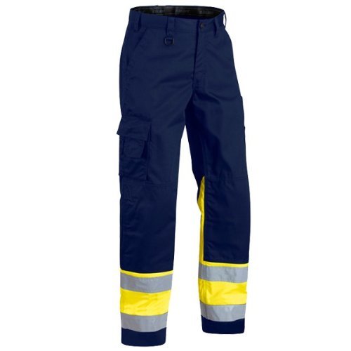 Blaklader 15641811 Hose mit hoher Sichtbarkeit, Schwarz/Gelb, grootte D96 D96 Black / Yellow, D96 Bl